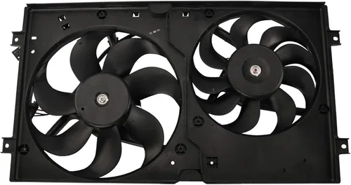 Miniatura 153 de TRQ Conjunto de ventilador de refrigeración dual del radiador compatible con Toyota Highlander 2008-2013 TO3115155