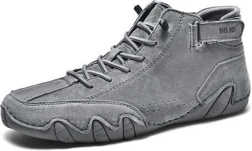 Zapatos Beck para hombre, impermeables, antideslizantes, botas Chukka de caña alta, hechas a mano, de gamuza, zapatos deportivos para exteriores