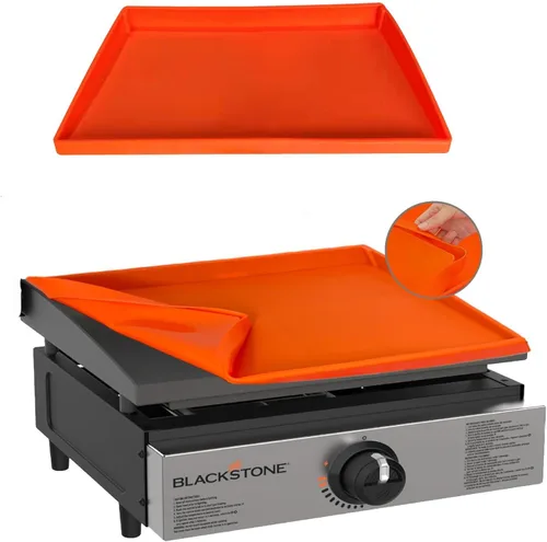 Miniatura 8 de Blackstone - Alfombrilla de silicona para plancha, resistente grado alimenticio, gris, 28 pulgadas
