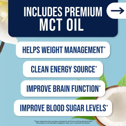 Miniatura 6 de NAKED Shake - Polvo de Proteína de Vainilla - Batido de Proteína a Base de Plantas con Aceite MCT, Sin Gluten, Sin Soja, Sin OGM ni Edulcorantes