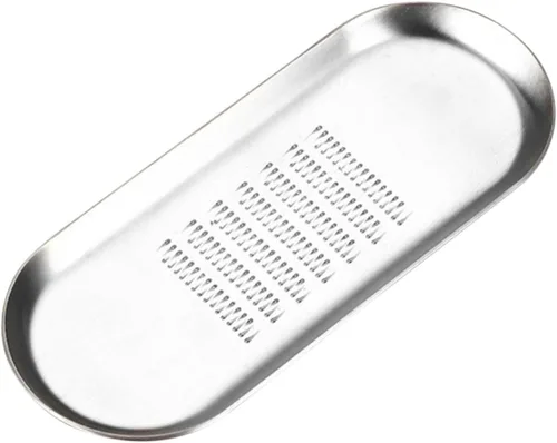 Rallador de jengibre de acero inoxidable, raíz y ajo, herramienta de corte sin esfuerzo, fácil de limpiar, compacto para cocina