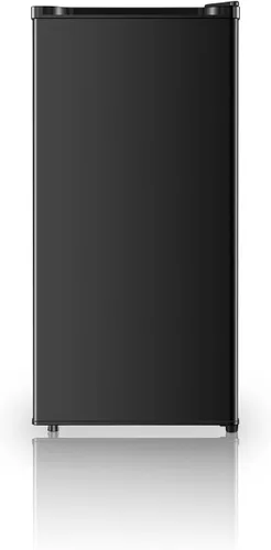 Miniatura 2 de HAILANG - Refrigerador mini de 3.1 pies cúbicos con congelador, refrigerador mini de una puerta, temperatura ajustable en 5 configuraciones, Negro