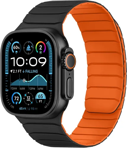 Miniatura 14 de Tasikar Bandas Magnéticas Compatibles con Apple Watch 42mm (Serie 11/Serie 10) 41mm 40mm 38mm, Correa de Reemplazo de Silicona Suave para iWatch SE