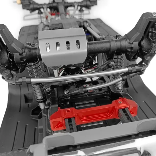 Miniatura 4 de RCHUBAM - Kit de extremo de varilla de enlace de acero inoxidable de 12.323 in distancia entre ejes para 1/10 Axial TRX TRX4 RC Crawler Car