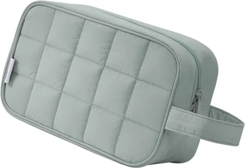 Miniatura 10 de Narwey Neceser de viaje para mujer, kit de viaje Dopp para hombre, bolsa de viaje para artículos de tocador, bolsa de cosméticos, bolsa de A-Negro