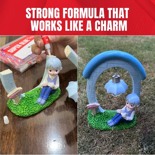 Miniatura 8 de 1 gramo (paquete de 24) Súper pegamento de un solo uso multiusos - Superpegamento - Pegamento CA adhesivo espeso y fuerte para manualidades DIY