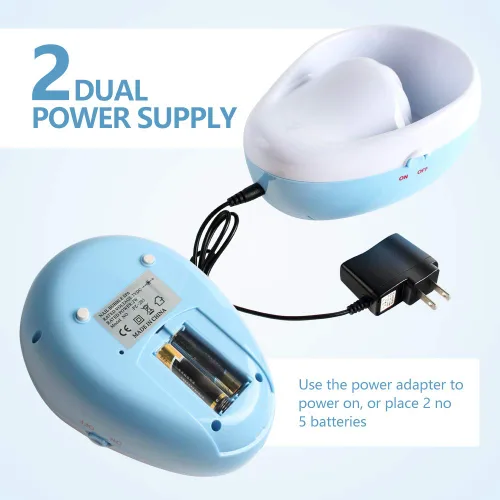 Miniatura 6 de Cuenco eléctrico de remojo de uñas de burbujas, cuenco de mano de manicura, masaje de spa de chorro de agua, máquina de manicura relajante
