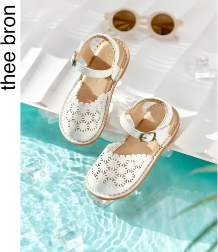 Miniatura 174 de THEE BRON Sandalias cómodas para niñas, zapatos para niños, sandalias rellenas