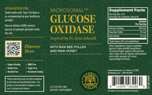 Miniatura 3 de Global Healing Glucosa Oxidasa - 2 Fl Oz