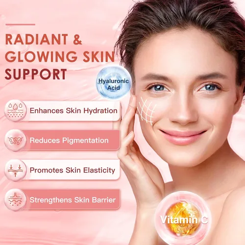 Miniatura 3 de NATURE TARGET Beauty - Polvo de péptidos de colágeno para mujeres, polvo de colágeno múltiple con vitamina C, biotina, ácido hialurónico, sin sabor