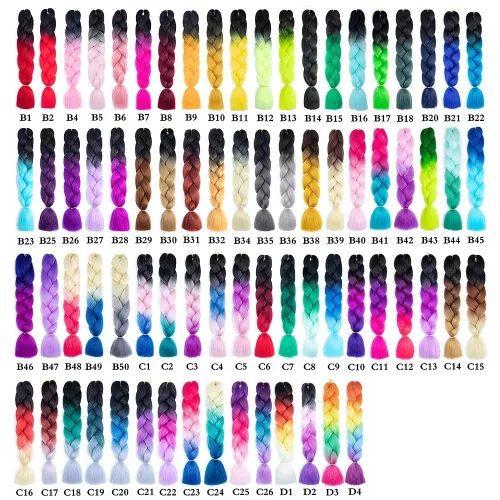Miniatura 6 de Beige (613#) 6 paquetes de cabello trenzado de 24 pulgadas, de fibra sintética, sin picazón, extensiones de cabello para trenzar jumbo, textura