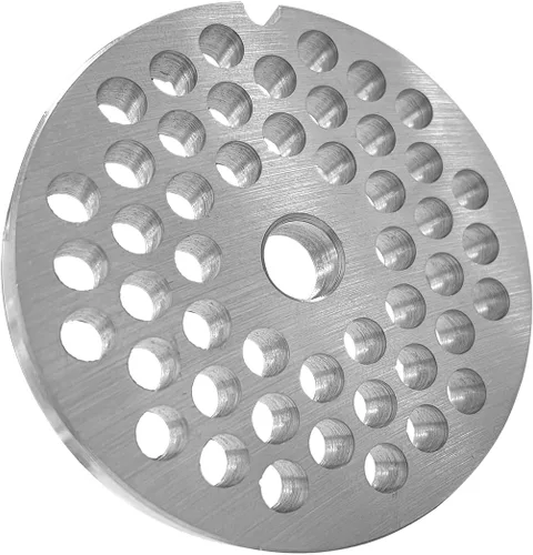 Miniatura 12 de Discos de Placas de Cuchillas para Moledora de Carne de Acero Inoxidable #12 Compatibles con Picadora de Alimentos FGA y Hobart, Cabelas, Weston