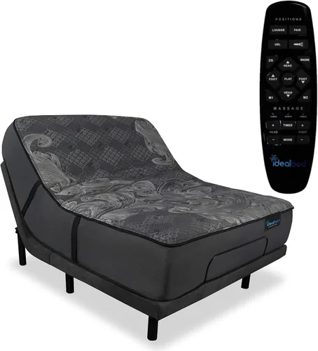 Miniatura 8 de iDealBed iQ5 - Colchón híbrido de lujo y sistema de sueño de cama ajustable, sueño con alivio de presión, gravedad cero, antirronquidos, posiciones