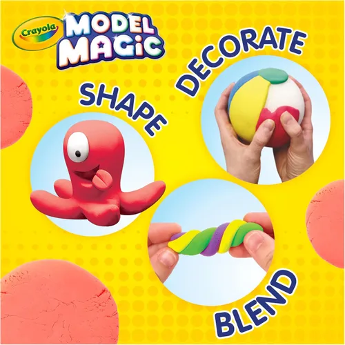 Miniatura 4 de Crayola Model Magic (paquete de 30), material de modelado secado al aire, imprescindible para el aula del profesor, suministros escolares