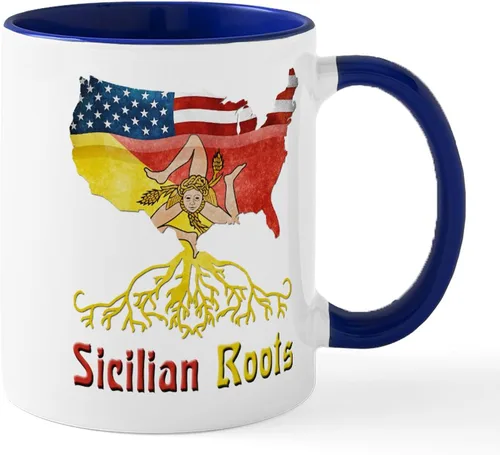 Miniatura 32 de CafePress Sicilia Mug - Taza de café de cerámica (11.0 fl oz)