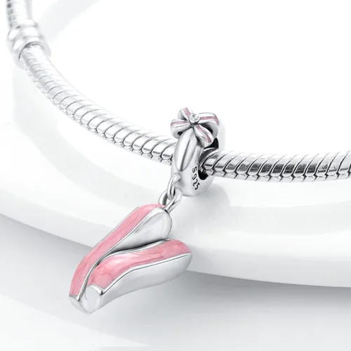 Miniatura 156 de MULA - Dijes de plata de ley 925 para pulseras y collares, colgantes de letras para la familia, cuentas de viaje en avión, dijes de árbol