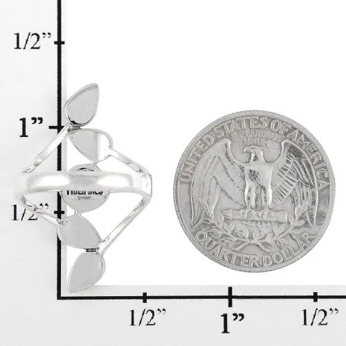 Miniatura 4 de Anillo turquesa de plata de ley 925 con piedras preciosas auténticas tamaño 6 a 11