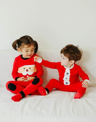 Miniatura 143 de VAENAIT BABY Infant Toddler Kids Adult Couple Family Matching Women Men Christmas Pjs Xmas Holiday Buffalo Plaid Pajama Set