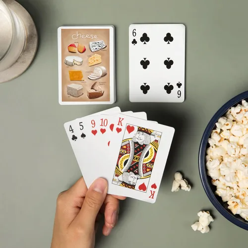Miniatura 2 de Lantern Press Variedades de queso (52 cartas de juego, baraja de cartas de tamaño póquer con comodinos)