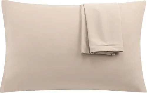 Miniatura 23 de uxcell Paquete de 2 fundas de almohada de microfibra suave serie 1800 con cremallera estándar (20 x 26 pulgadas), color dorado