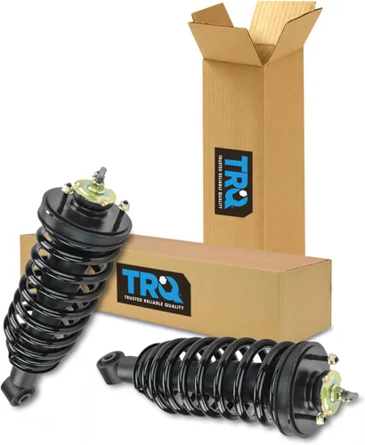 Miniatura 307 de TRQ Conjunto de Amortiguador y Resorte Delantero Cargado con Resorte Helicoidal Pre-ensamblado Compatible con Jeep Cherokee Limited AWD 14-22 Sin