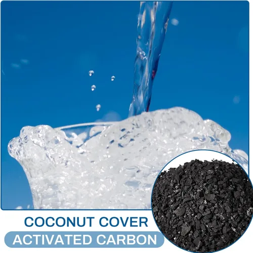 Miniatura 4 de Timgle Filtro de Agua y Aire a Granel Carbón Activado Cáscara de Coco Carbón Activado Granular Malla 10-18 Medios de Filtros de Carbón Destilador