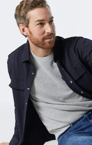 Miniatura 4 de Mavi Jeans Mens Zach ascenso Regular pierna recta en azul negro Williamsburg