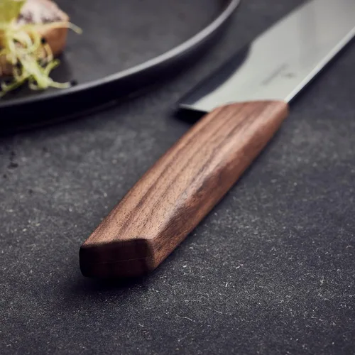 Miniatura 6 de Cuchillo de chef moderno suizo Victorinox - Cuchillo de cocina para cortar carne, fruta y verduras - Accesorios de cocina premium - Mango de madera