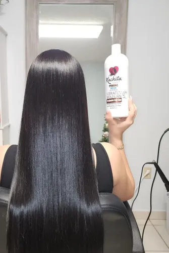 Miniatura 4 de Kachita Spell Nuevo tratamiento de queratina brasileña de chocolate, 32 onzas líquidas, alisado brasileño para el cabello, fabricado en Estados