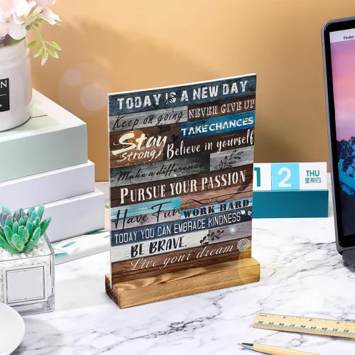 Miniatura 6 de Namalu Regalos de decoración de escritorio con citas inspiradoras para mujeres, regalos de aliento para mejores amigas, regalos motivacionales