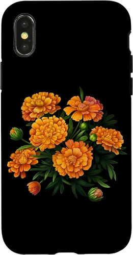 Miniatura 5 de Vintage Marigold Inspired Flower Case for iPhone 12 Pro Max