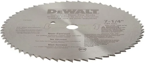 Miniatura 2 de DEWALT Hoja de sierra circular, 7 1/4 pulgadas, 68 dientes, corte de metales (DW3329)