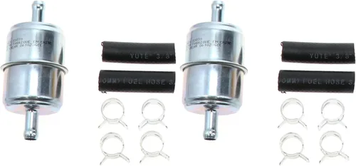 Miniatura 5 de WIX 33033 Filtro de combustible universal en línea con entrada/salida de abrazadera de 3/8 pulgadas, presión máxima 60-PSI