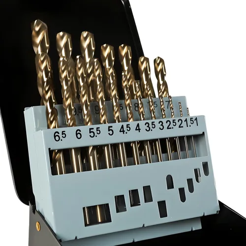 Miniatura 11 de COMOWARE Juego de Brocas de Cobalto- 29 Piezas M35 Acero de Alta Velocidad Helicoidal Longitud Estándar para Metal Endurecido, Acero Inoxidable