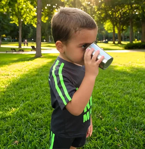 Miniatura 3 de CHILLOUT LIFE Vasos de acero inoxidable para niños de 8 onzas, vasos de acero inoxidable para niños pequeños para actividades en el hogar y al aire