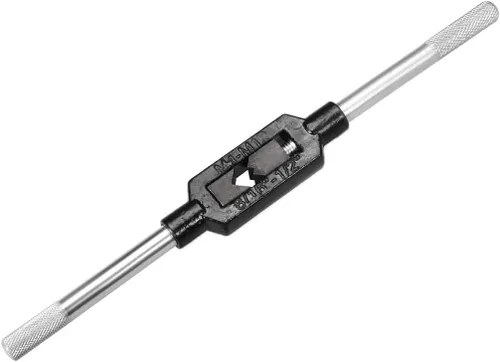 Miniatura 7 de uxcell Mango de llave de grifo, para roscas métricas M3-M12 1/16"-1/2" (UNC/UNF), soporte para roscado manual para reparación de maquinistas