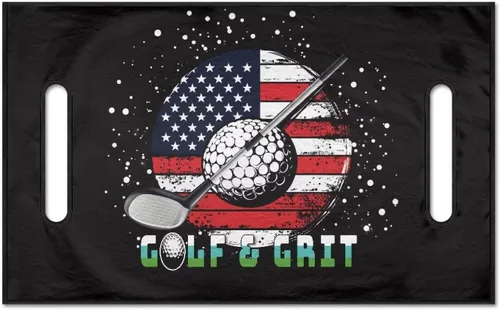 Miniatura 12 de Fundas de asiento de carrito de golf con diseño de hojas de ciervo y bandera estadounidense, funda de asiento reutilizable anticalor, protector