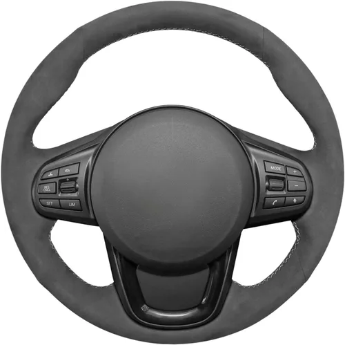 Miniatura 10 de MEWANT Funda cosida a mano para volante de automóvil para Toyota GR Supra 2020-2024, accesorios para volante para Toyota GR Supra 2020-2024