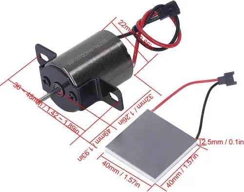 Miniatura 6 de Motor de ventilador de chimenea, reemplazo de accesorios de ventilador de chimenea para reparación
