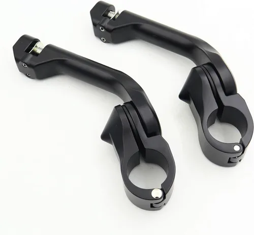 Miniatura 5 de Estriberas para motocicleta de 1.25 pulgadas, estilo Harley, con barras de choque, pedal de crucero ajustable para Harley Touring Electra Glide Dyna