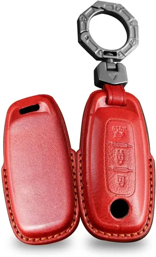 Miniatura 14 de ontto Funda para llavero de coche de 3 botones para Nissan 2022 2023, soporte inteligente para llave a distancia antiarañazos, piel para Ariya
