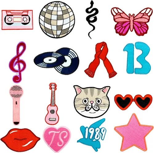 Miniatura 52 de 24 parches retro bohemios para planchar o coser, bonitos apliques bordados femeninos, decoración de moda para ropa, sombrero, bolso, vestido, Planta