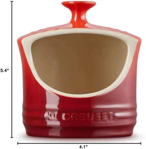 Miniatura 5 de Le Creuset Alcachofa de sal de gres, 10 onzas., Cerise