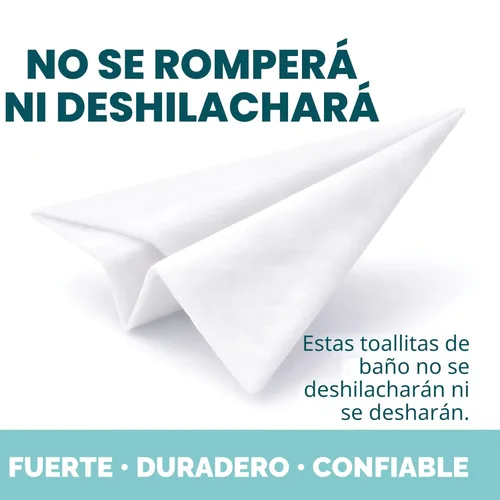Miniatura 4 de Toallitas de baño extra grandes sin enjuague para adultos - 40 paños desechables para limpieza corporal para hombres, mujeres y personas mayores