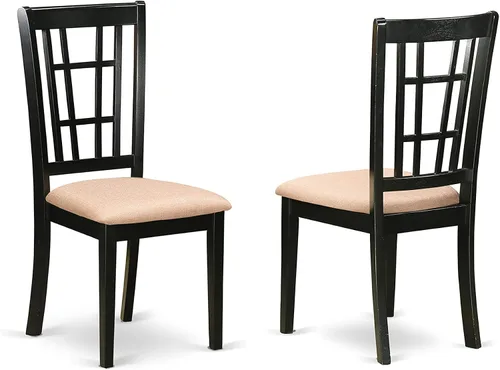 Miniatura 6 de East West Furniture KENI5-BCH-C - Juego de muebles de comedor de 5 piezas, incluye una mesa de cocina ovalada con hojas de mariposa y 4 sillas