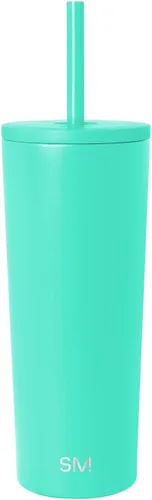 Miniatura 36 de Simple Modern- Vaso con aislamiento, c/tapa y pajilla Taza de viaje Botella de agua de ac. inox. reutilizable Unisex Colecc. Classic 24 oz