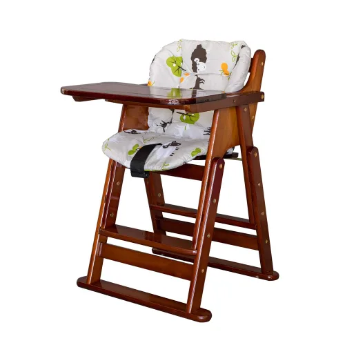 Miniatura 2 de Twoworld Cojín para silla alta, cojín grueso grande para silla alta de bebé, funda transpirable (oveja gris)