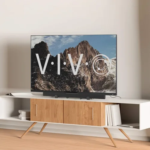 Miniatura 5 de VIVO Soporte de barra de sonido de acero con base antideslizante, TV montado sobre o debajo de la pared, se adapta a la mayoría de patrones VESA