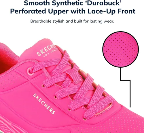 Miniatura 5 de Skechers Uno - Night Shades Zapatos deportivos para mujer, tenis con espuma viscoelástica refrescante, entresuela Skech-Air y empeine de Durabuck