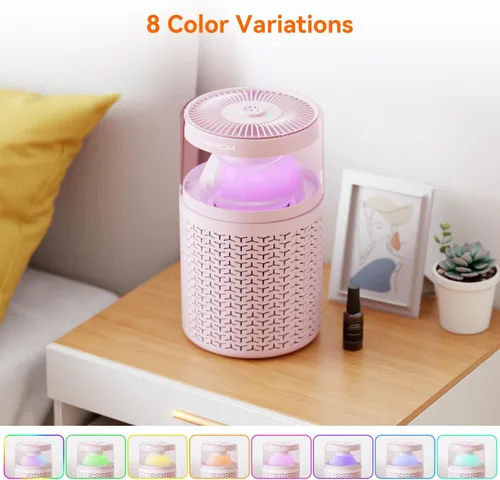 Miniatura 2 de AIRROMI Purificador de aire para mascotas para el hogar y el dormitorio, filtro de carbón activado HEPA, elimina la caspa y el olor de las mascotas